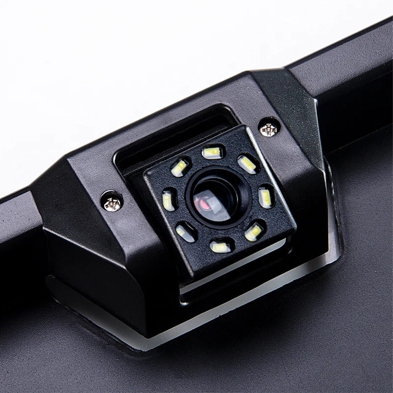 Hippcron Car Plate Camera Rear View Wireless EU European License Frame Waterproof Night Vision Reverse Backup  8 LED Camera