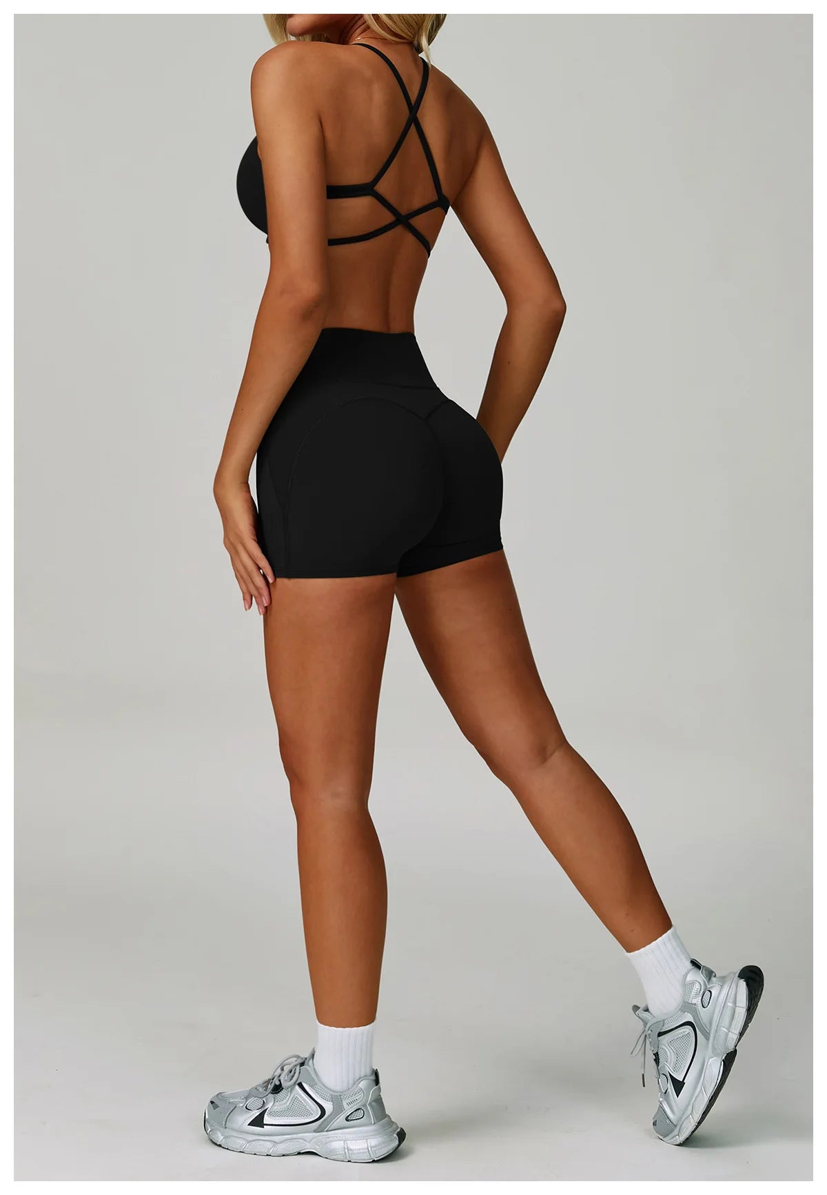 Women's Tracksuit 2 Piece Set Fitness Clothes Yoga Sets Sportswear Workout Bra High Waist Leggings Set Gym Clothing Sports Suits