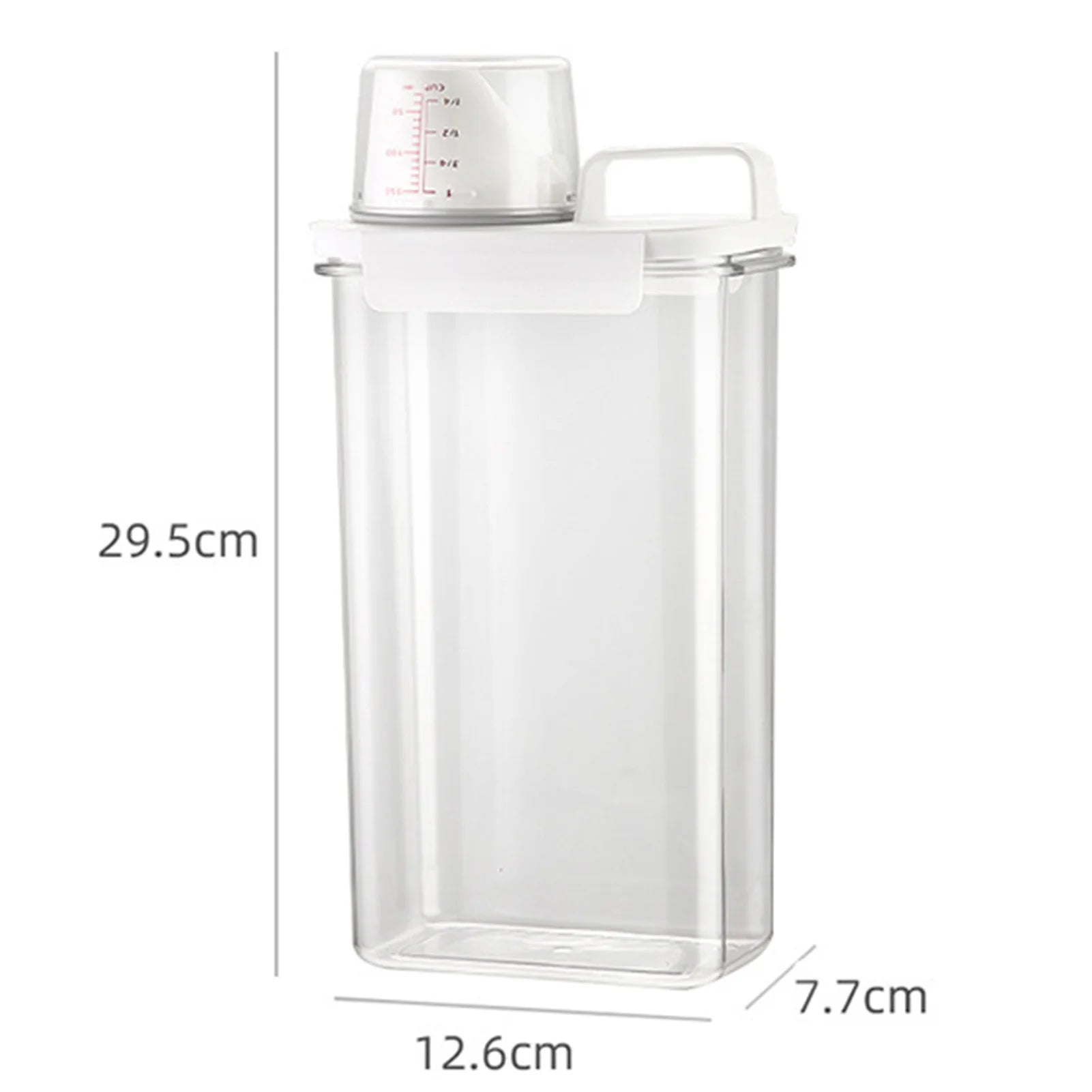 Kitchen Storage Food Organizer Wall Mounted Dry Food Cereal Dispenser Snack Grain Plastic Storage Container Box Rack for Home