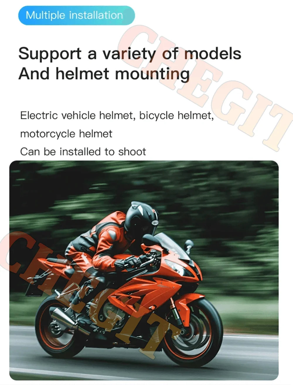 4K HD Motorcycle Mini Recorder Finger WIFI Action Camera Lightweight POV Motorcycle Road Sport Cam Bicycle Vlog Pet Body Camera