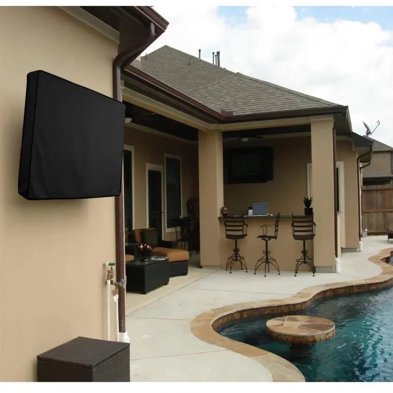 Waterproof Outdoor TV Cover Protect TV Screen Dustproof Waterproof Cover All-Purpose Dust Cover Television Case For 22"-70" TV