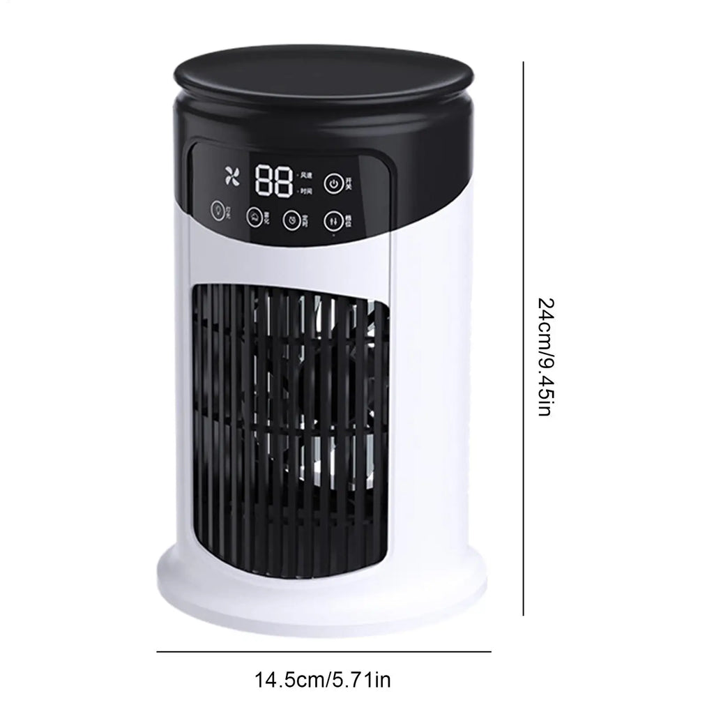 Portable Air Conditioners Evaporative Air Cooler Portable Ac 6 Speeds Adjustable Cooling Fan Quiet Humidifier for Studio Kitchen