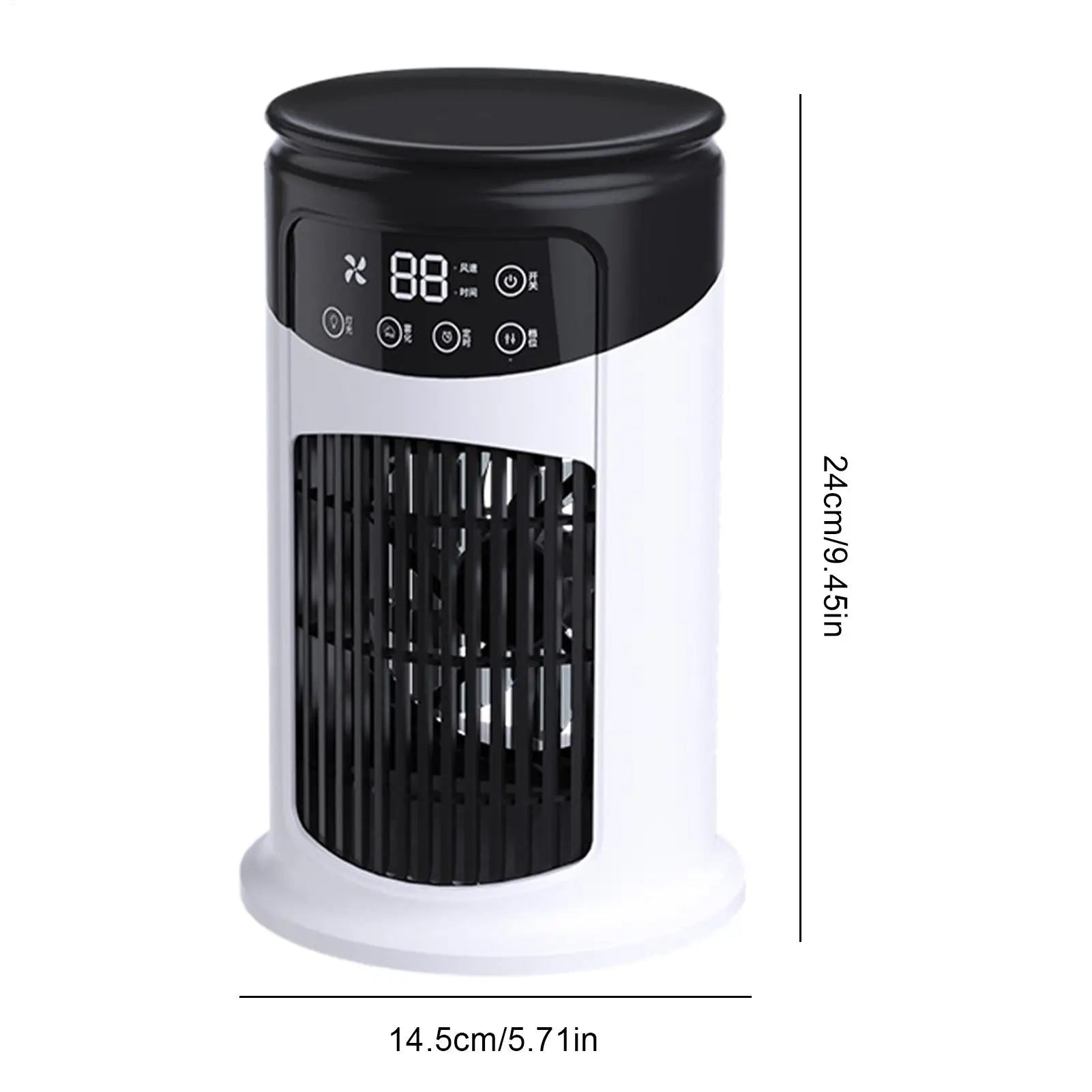 Portable Air Conditioners Evaporative Air Cooler Portable Ac 6 Speeds Adjustable Cooling Fan Quiet Humidifier for Studio Kitchen