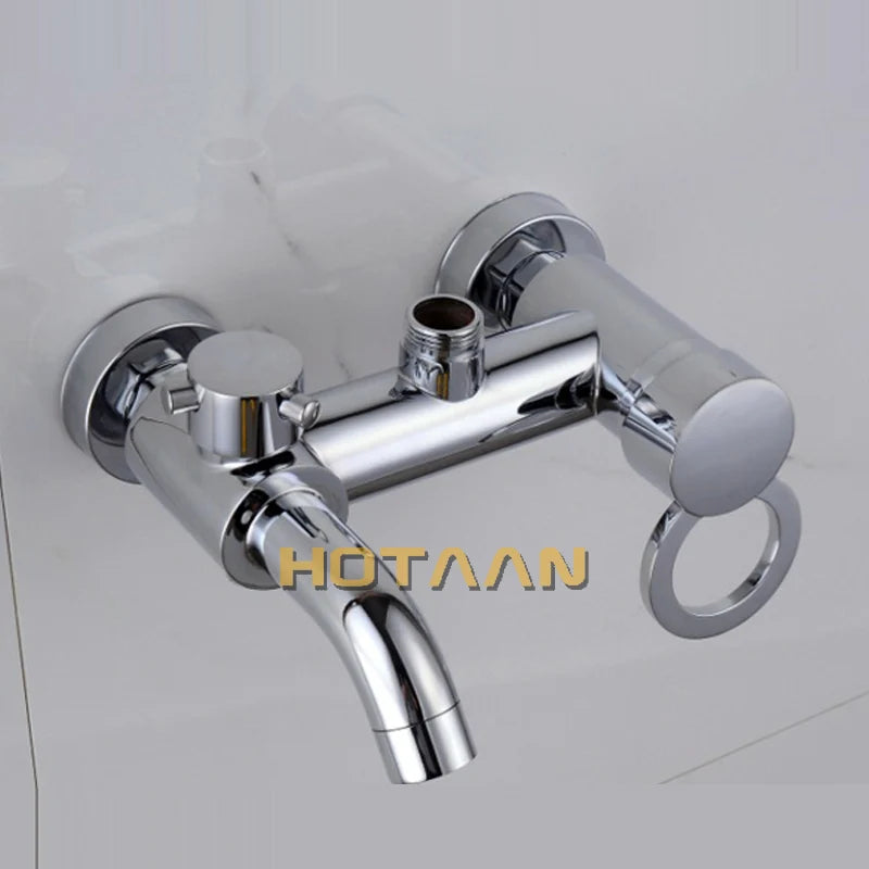 . Bathroom Mixer Bath Tub Copper Mixing Control Valve Wall Mounted Shower Faucet concealed faucet YT-5313