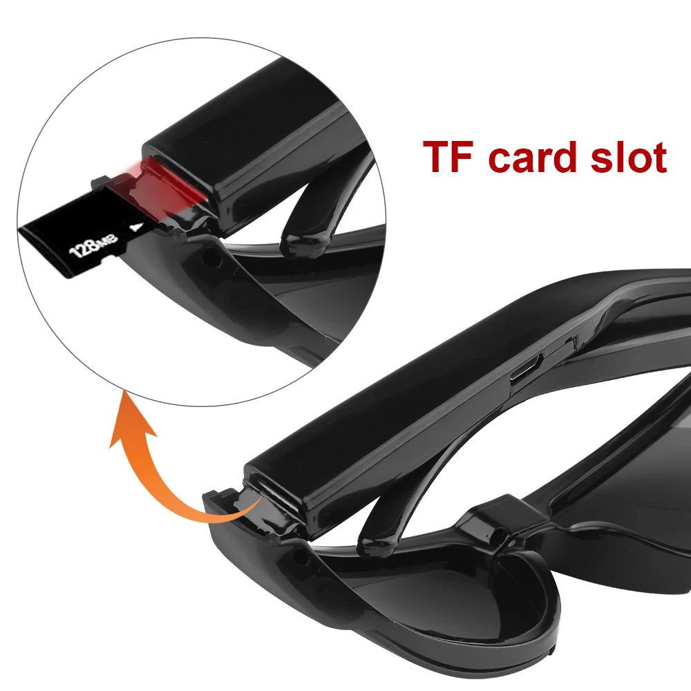 HD 1080P Mini Glasses Camera Wearable Portable Outdoor Security Sports DV DVR Video Recorder Surveillance Camcorder For Driving