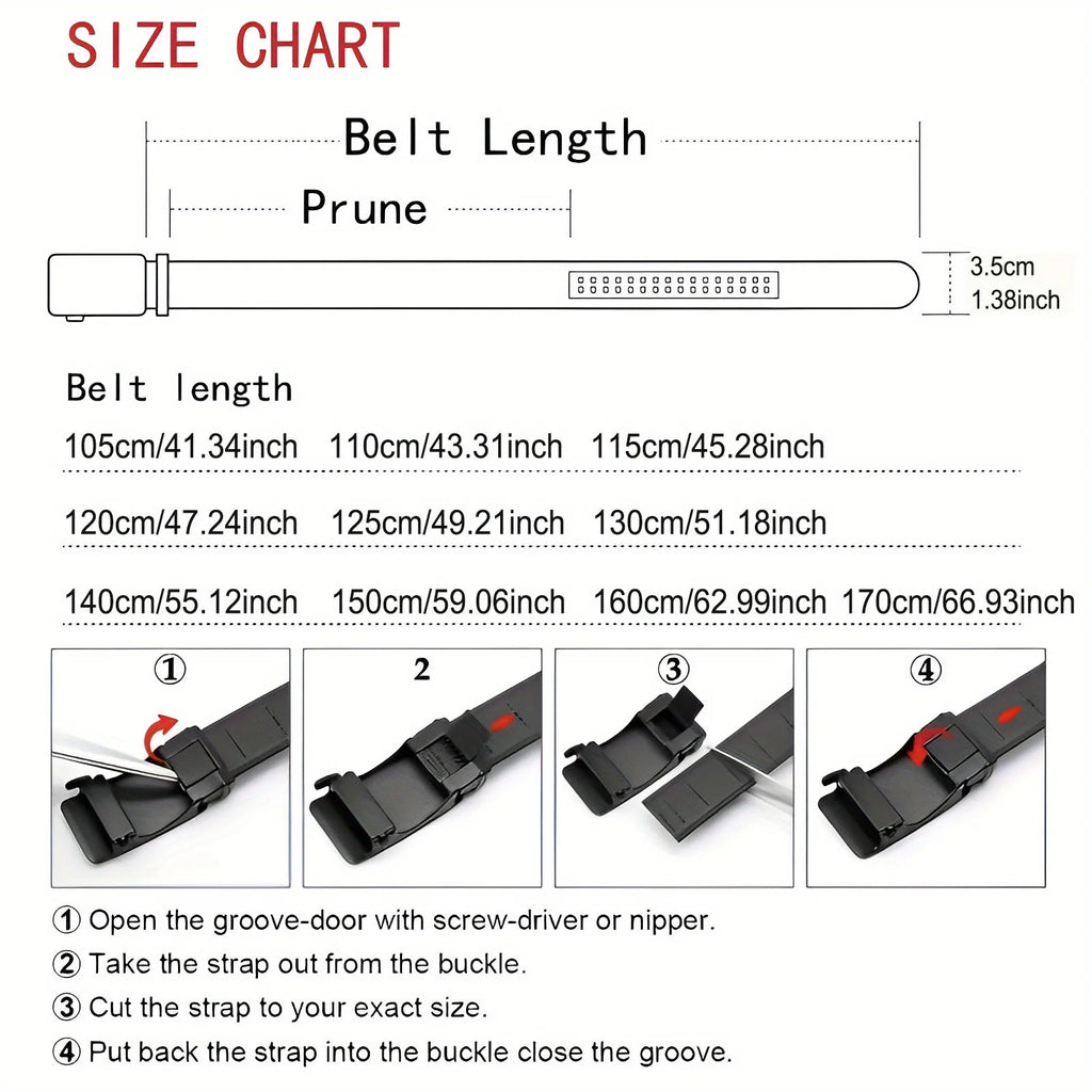 Luxury Designer Click Belts for Men PU Leather Waist strap, Fashion Automatic Buckle Design Belt, Perfect Waistband for Jeans