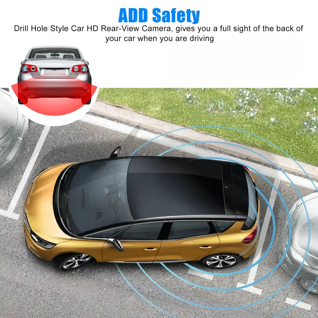 Car Backup Camera for Vehicles Universal Rear View Camera for Monitor Reversing Parking SUV Pickup Camper Tractor RV etc