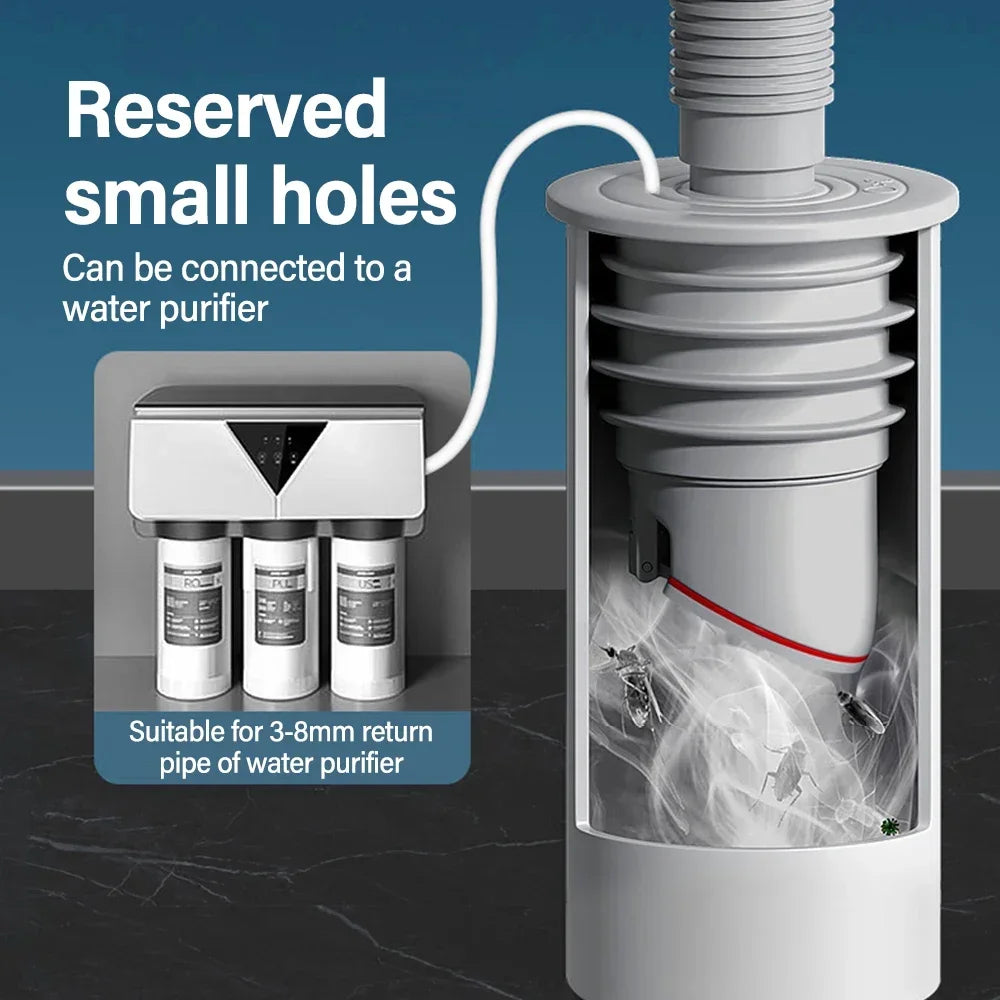 Sewer Trap Silicone Drain Pipe Seal Plug Kitchen Sink Sewer Plug Bathroom Accessories Siphon Tube Bathtub Home Drains Drainer