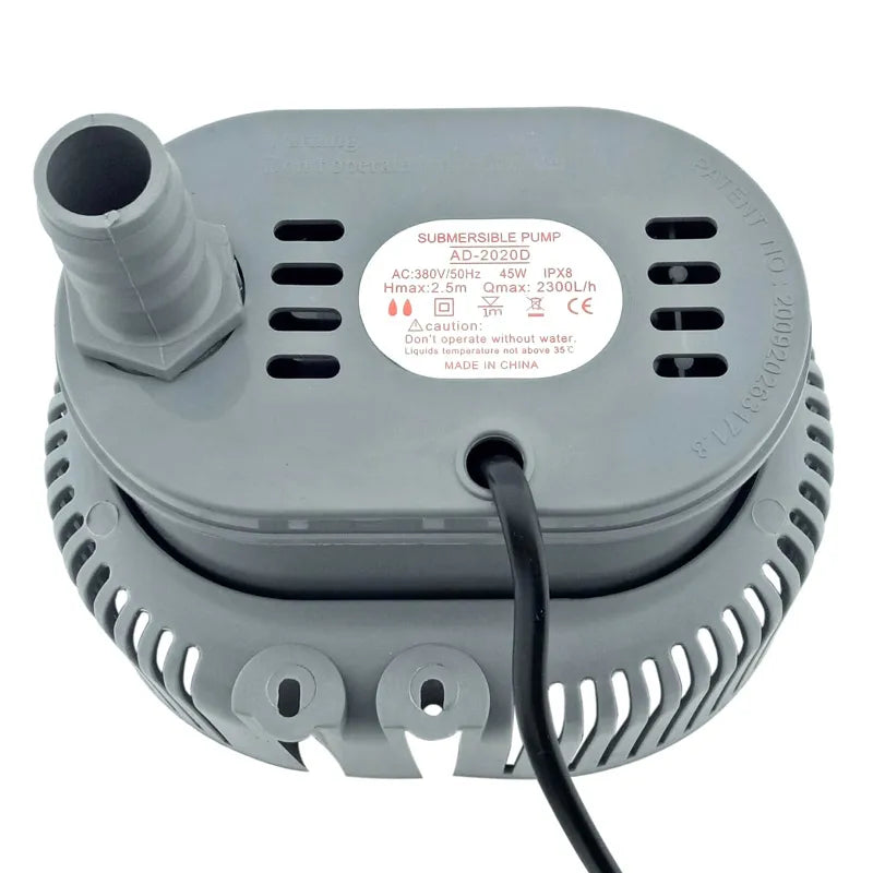 Submersible Pump 70W 220V Environmental Protection Air Conditioning Water Pump 45W 380V Cold Air Fan Water Pump