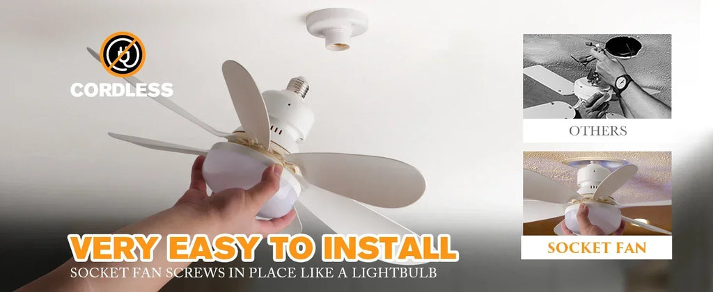 E27 with Remote LED 30W Ceiling Fan Light  Dimming Function  Suitable for Living Room Study and Home Use 85-265V