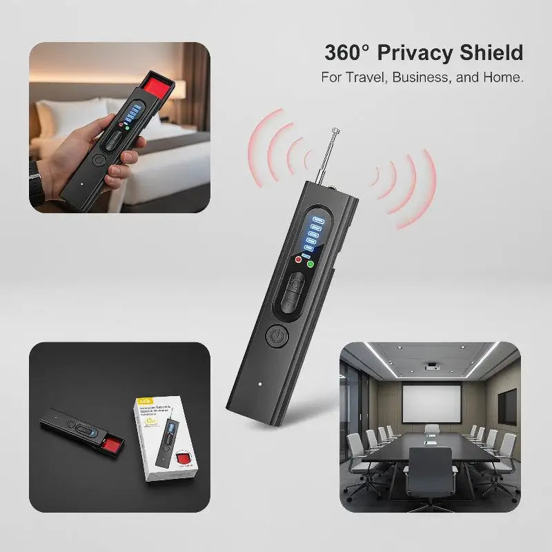 Security Scanner: Hidden Camera Detector, RF Signal Finder, GPS Tracker & Bug Detector All-in-One Gadget