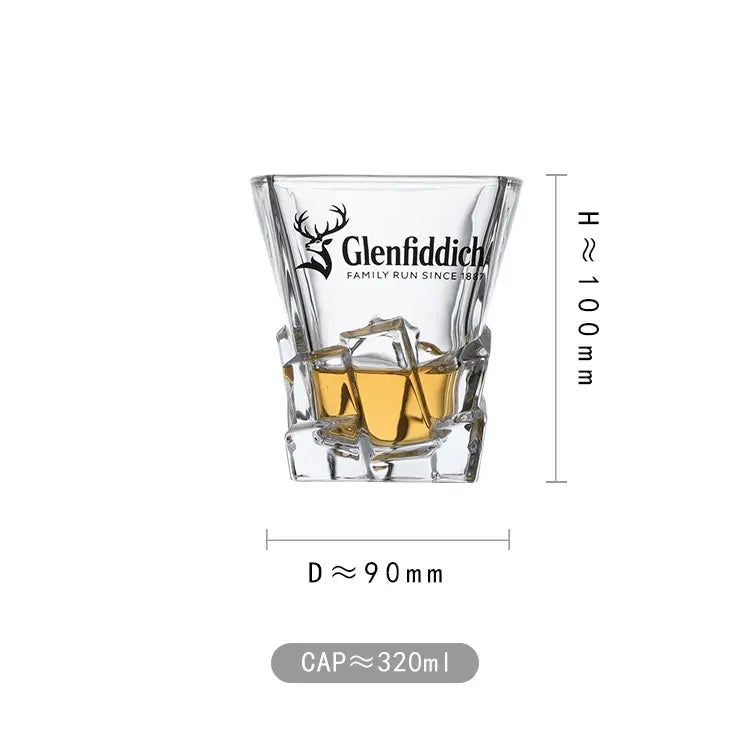 Fashion Whiskey Glasses, Scotch Whisky, Bourbon, Cocktails, RUM, Durable Whiskey Glasses