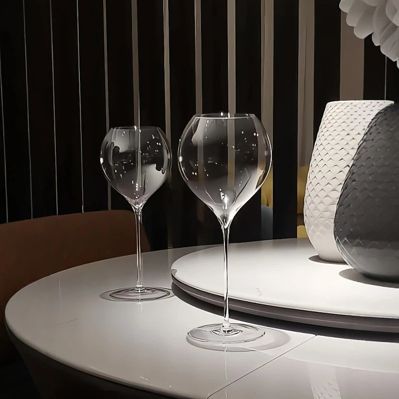 Ultra-light White Wine Glasses Crystal Glass Champagne Glasses Water Drop Red Wine Glasses High-end Cocktail Cup