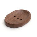 Walnut soap holder wooden soap box bathroom wooden soap rack drain handmade soap box simple household soap dish