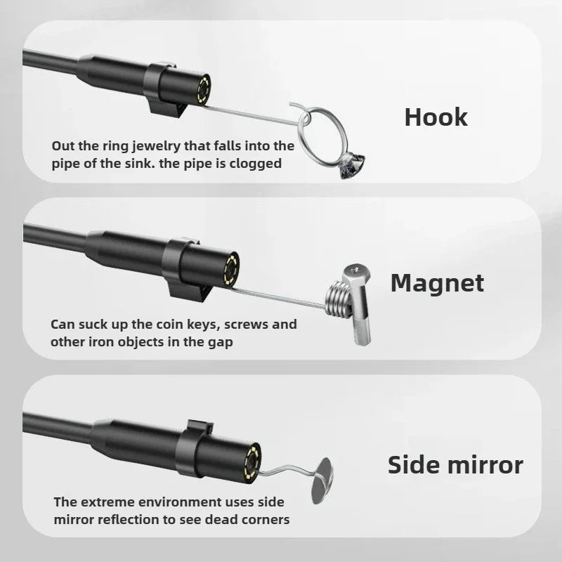Android Mobile Phone Endoscope compact high-definition (HD) inspection camera industrial automotive and household applications