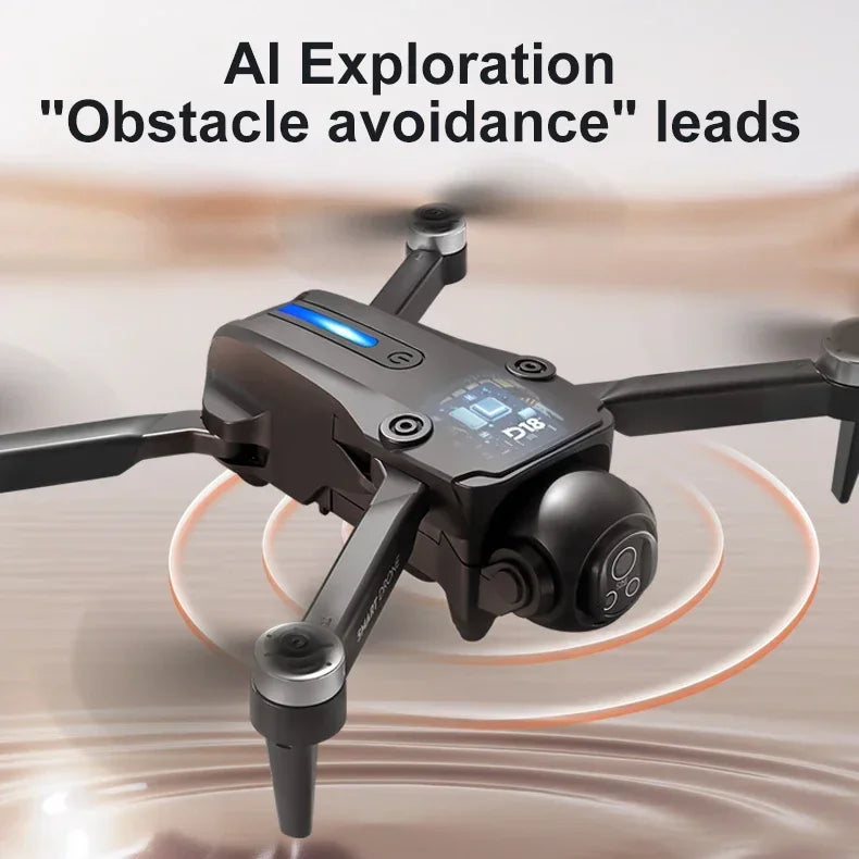 Lenovo D18 Drone 8K Aerial HD Dual-Camera Intelligent Obstacle Avoidance Brushless Power 5G WIFI Screen Remote Control GPS Drone