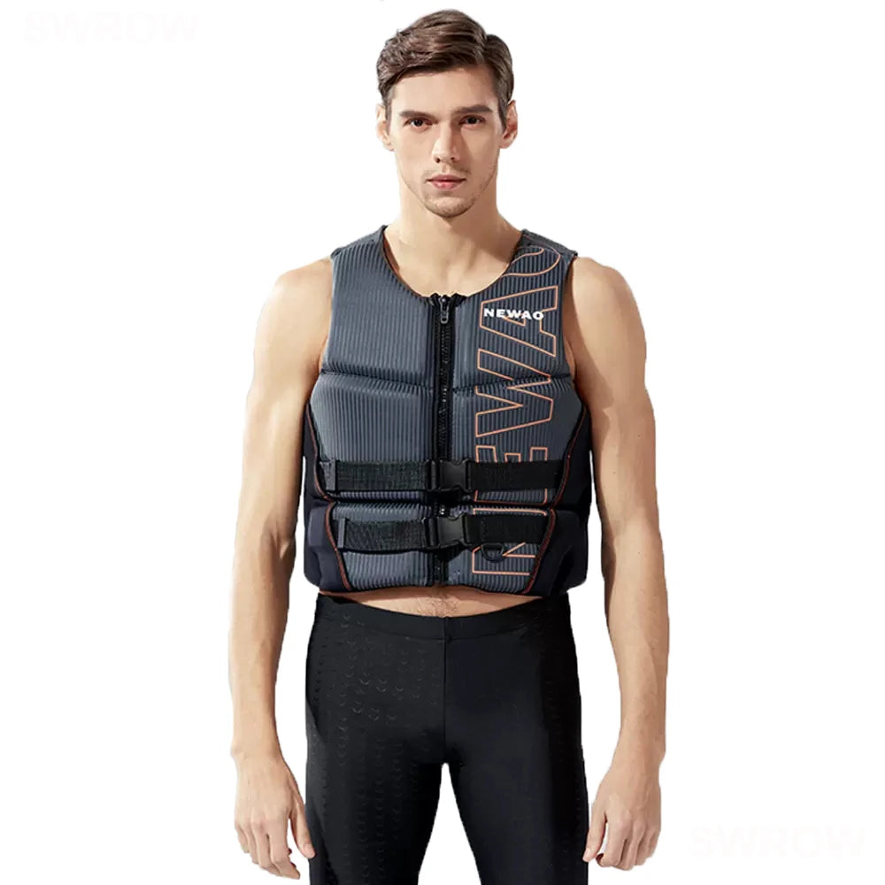 Life Vest for Adults CE Approved Jet Ski Kayak KiteSurf Excellent Quality Neoprene Life Jacket Raft Drift Wakeboard Life Jacket
