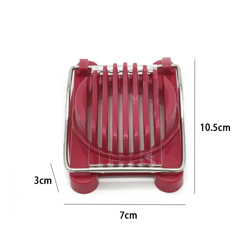 Multifunctional Egg Slicers Stainless Steel Slicer Fancy Splitter Egg Cutting Tool Home Two In One Egg Cutter Kitchen Gadgets