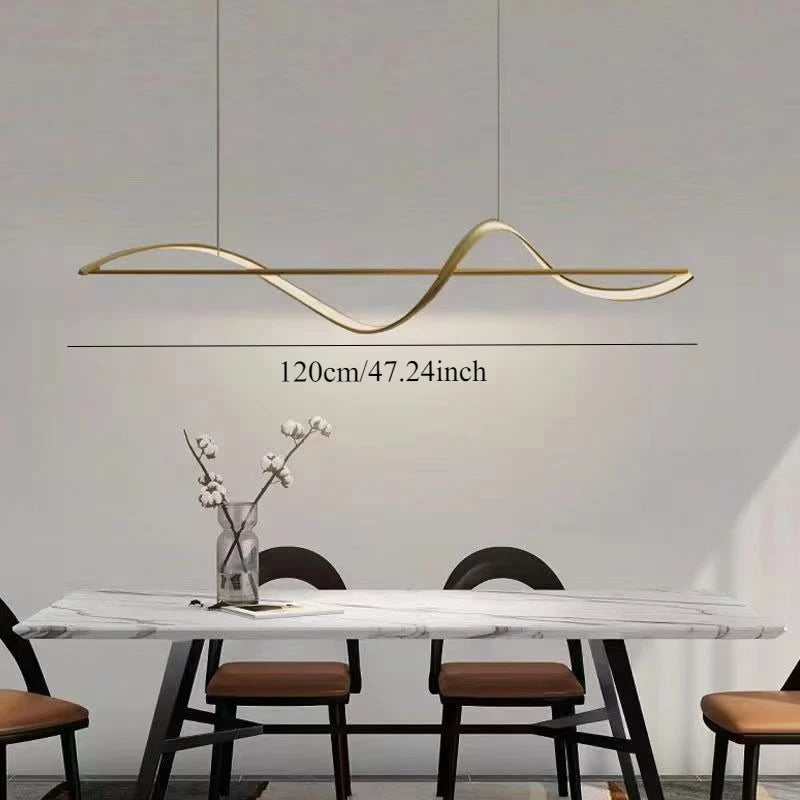 Modern Light Luxury Restaurant Pendant Lamp Italian Creative Living Room Dining Table Bar Counter Nordic LED Lighting Fixtures