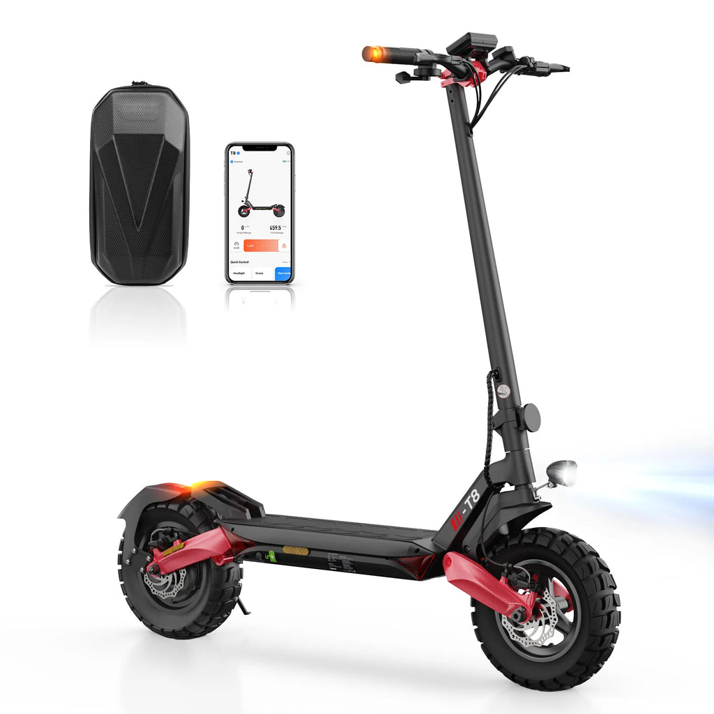isinwheel T8 （ABE）adult electric scooter 1200W motor 48V15Ah battery electric scooter 10 inch solid tire  electric scooter