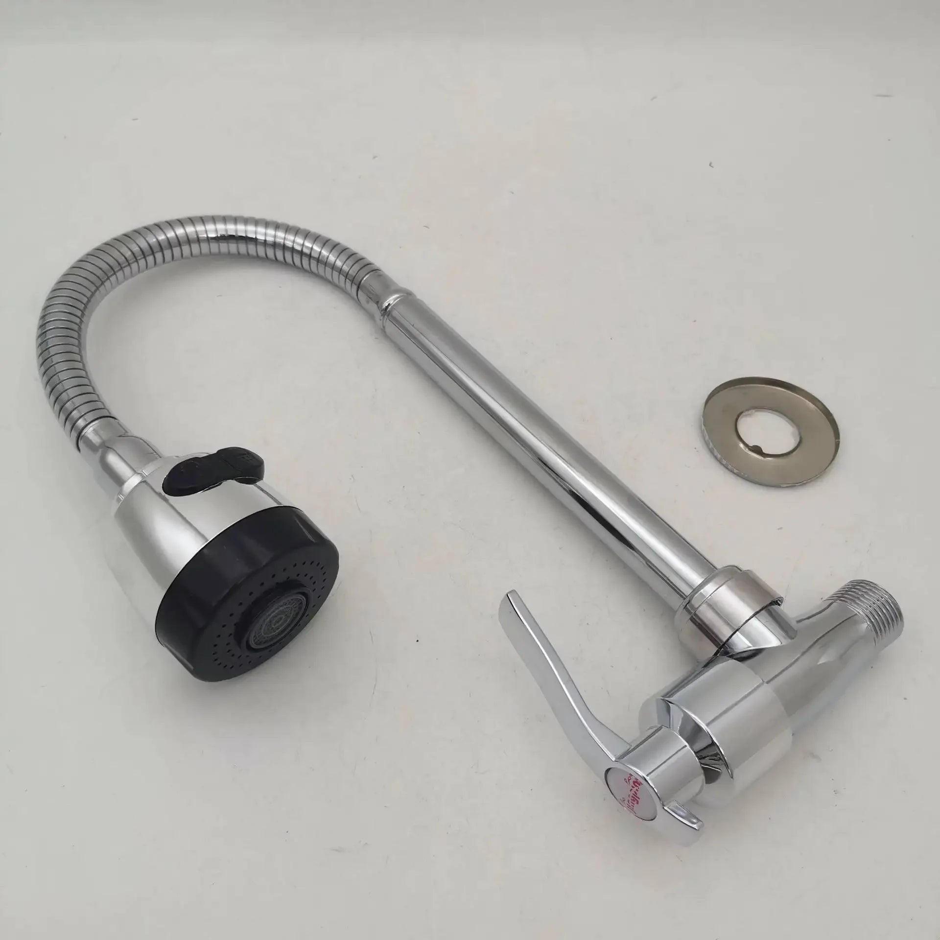 360° Kitchen Wall Mounted Faucet Single Cold Universal Vegetable Basin Faucet Bathroom Stainless Steel Sink Balcony Faucet