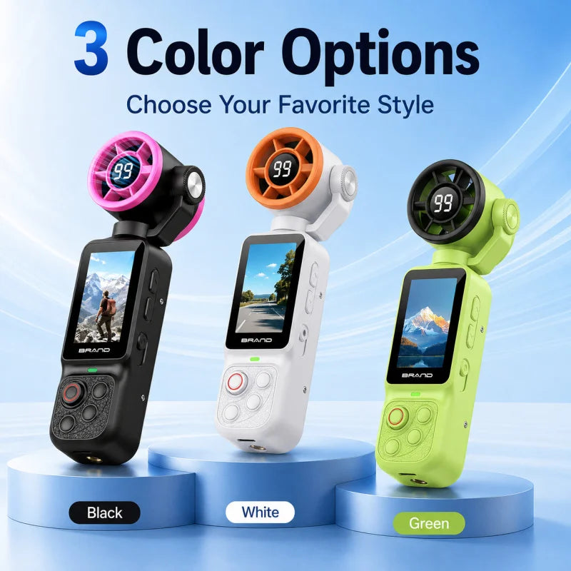 HD Handheld Sports Camera Mini Portable Video Recorder Anti Shake Action Camera for Vlog Audio Recording Students