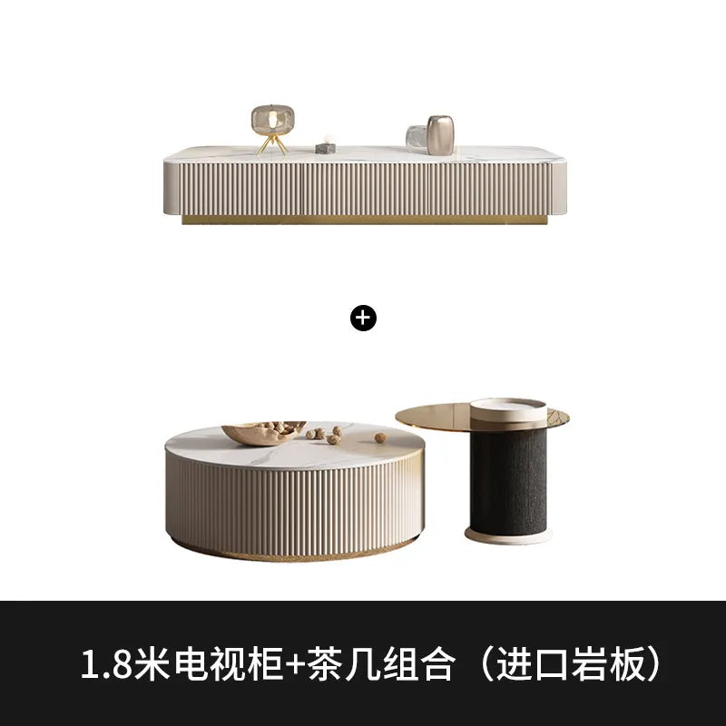 Modern Storage Tv Stand Living Room Mural Universal Media Wall Tv Stand Luxury Smart Muebles Para Salas Home Furniture