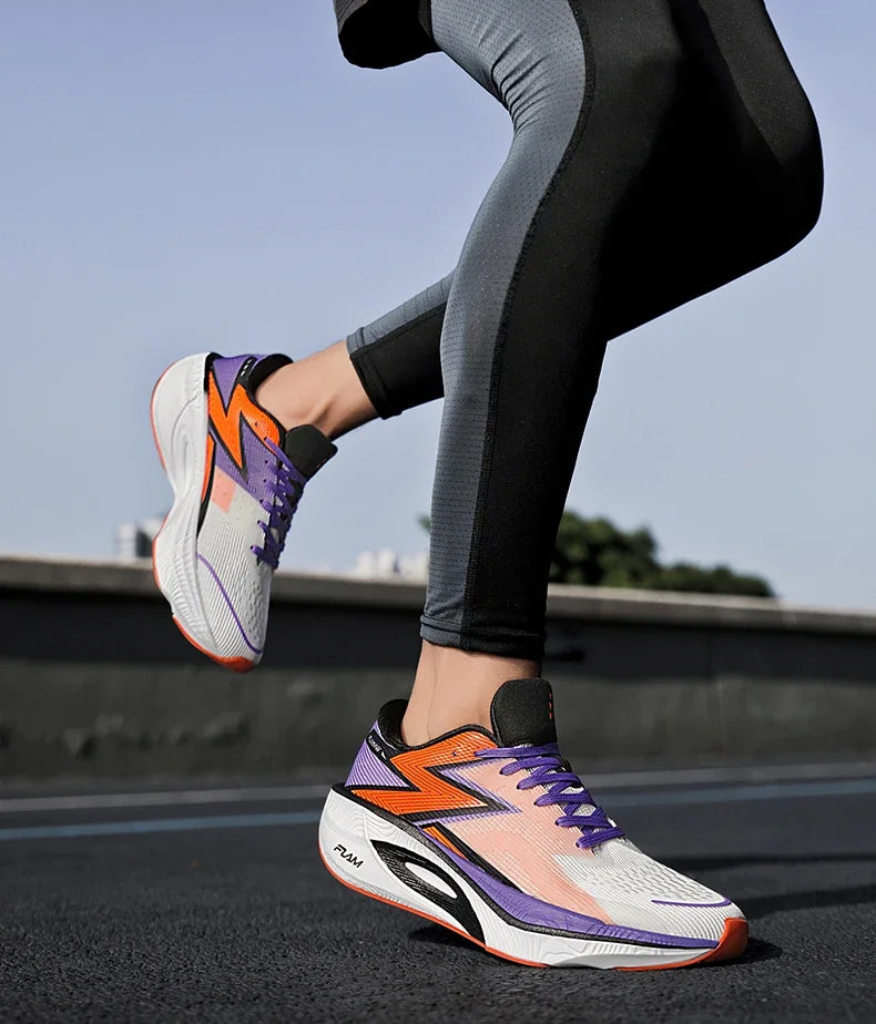 Running Shoes Carbon Board Speciality Marathon Men Sports Breathable Lightweight Women's Comfortable Athletic Nonskid Sneakers