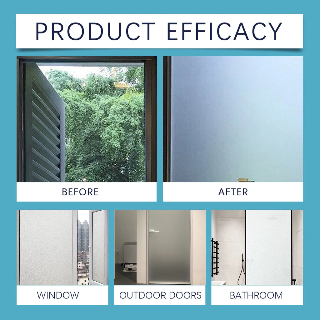 Matte Glass Paint For Windows And Doors Privacy Coating With Misty Effect Quick Drying Water Based Formula