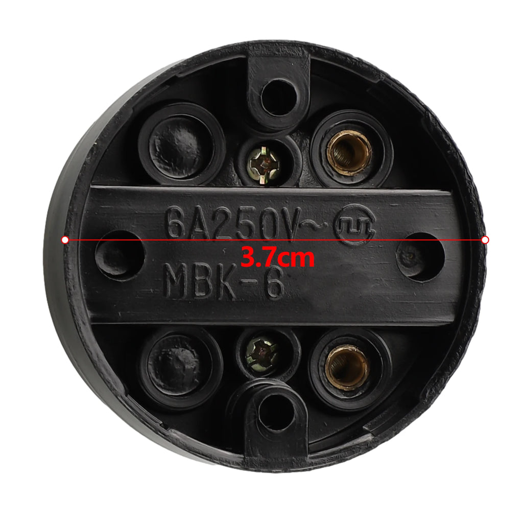 Single Control Switch Round Wall Mounted Easy Install Household Light Switch Retro Retro Style 1PC High Quality