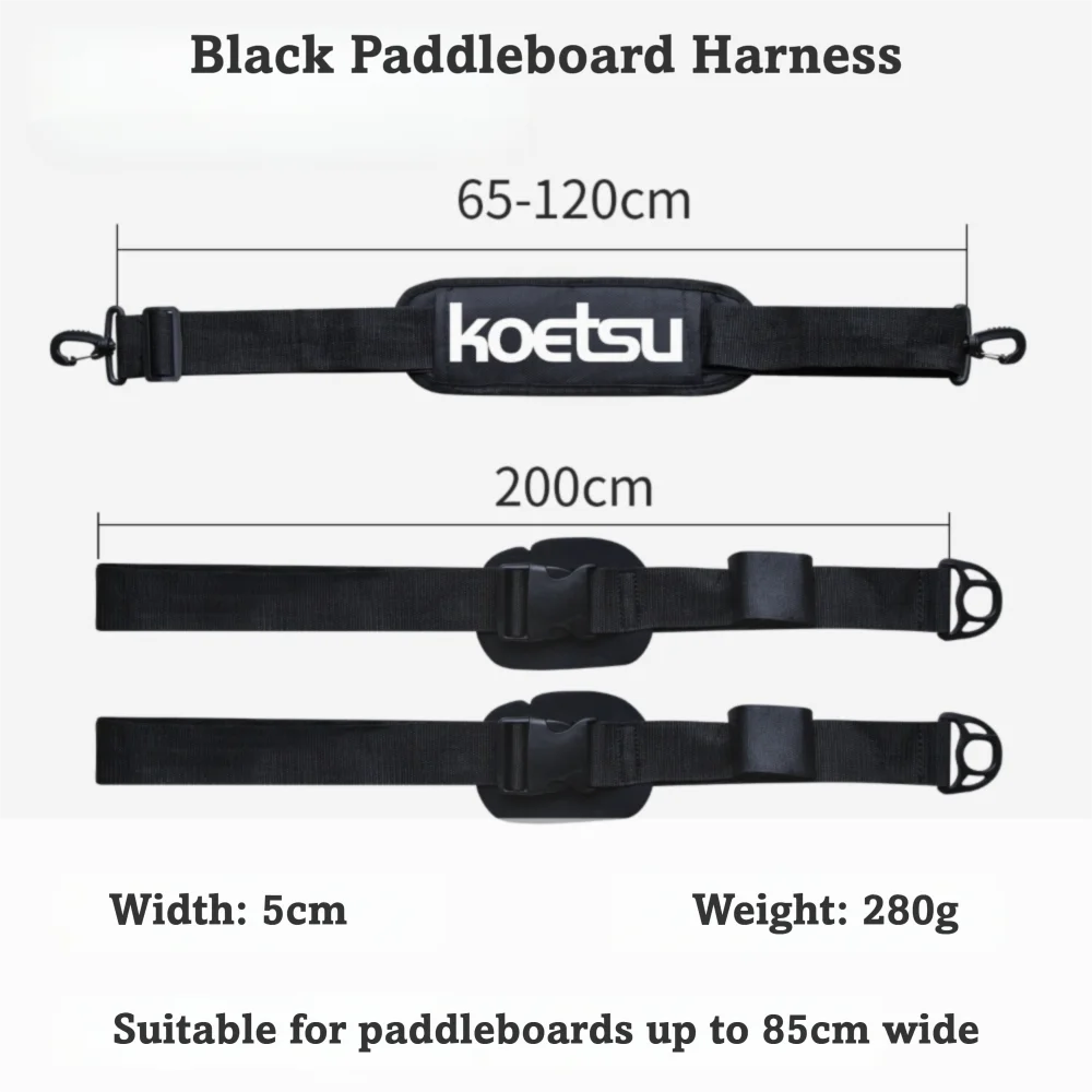Portable SUP Carrying Strap Adjustable Length Shoulder Sling Design Paddle Board Carrier Durable Nylon Surf Paddle Board Carrier