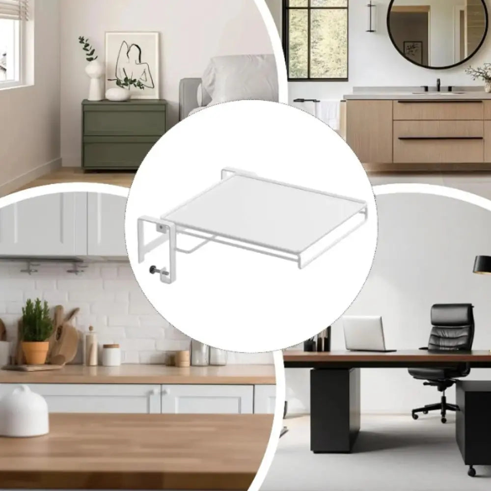 Foldable Design Cabinet Door Storage Rack With Towel Rack Countertop Cabinet Kitchen Shelf Door Mounted Storage Organizer
