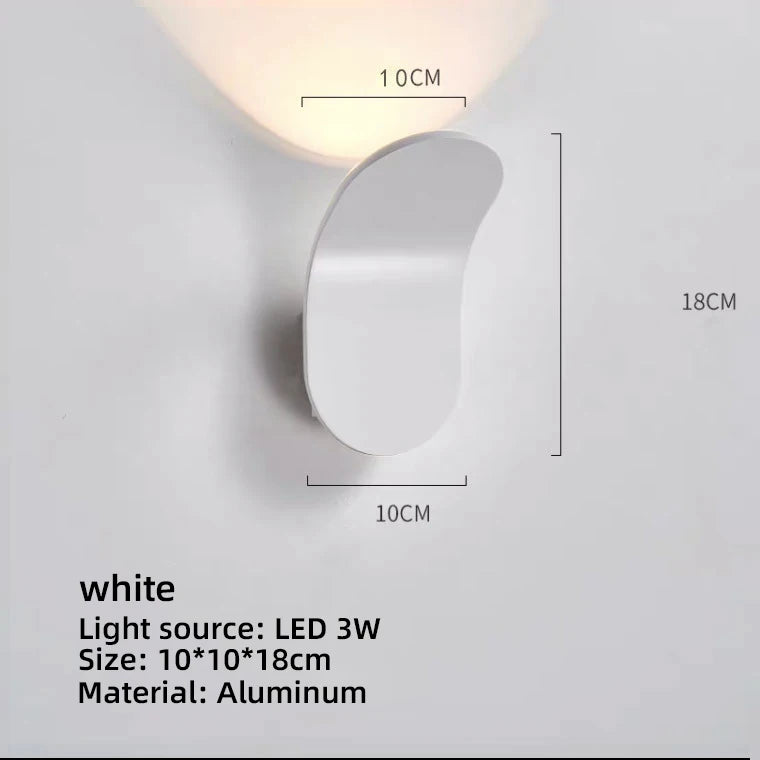 Modern LED Wall Lamps for Living Room TV Background Bedside Lamp Nordic Bathroom Corridor Balcony Wall Lights Fixtures