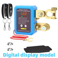 Auto Battery Master Switch with Remote, 240A Kill Switch 12V Remote Battery Disconnect Switch with Led Voltage Display Automatic