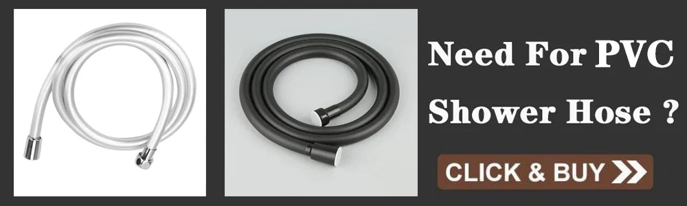 Black 1.5m/ 2m /3m G1/2 Inch High Quality Flexible Shower Hose Stainless Steel Chrome Bathroom Water Head Shower Extension Pipe