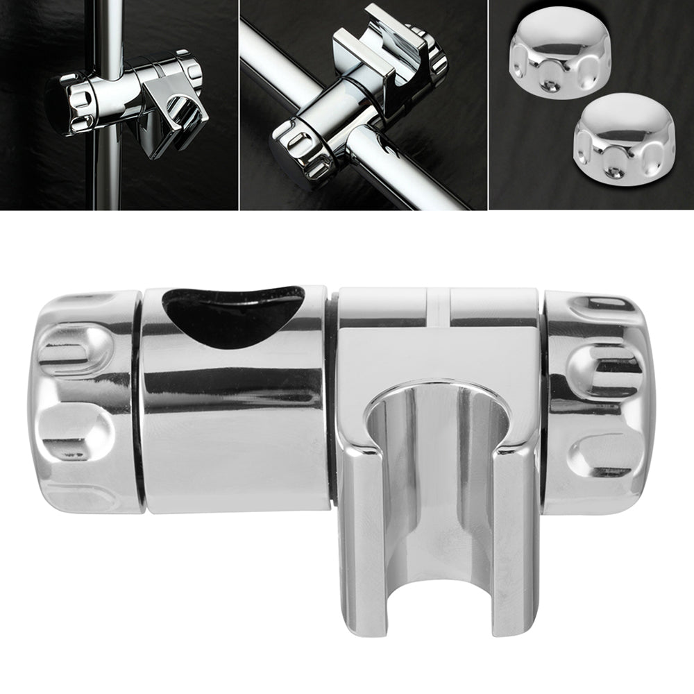 1/2PC Shower Head Holder Bathroom Shower Rail Bracket Universal Handheld Adjustable Bathroom Accessories Hose Riser Slider Clamp
