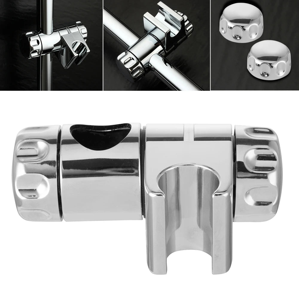 1/2PC Shower Head Holder Bathroom Shower Rail Bracket Universal Handheld Adjustable Bathroom Accessories Hose Riser Slider Clamp