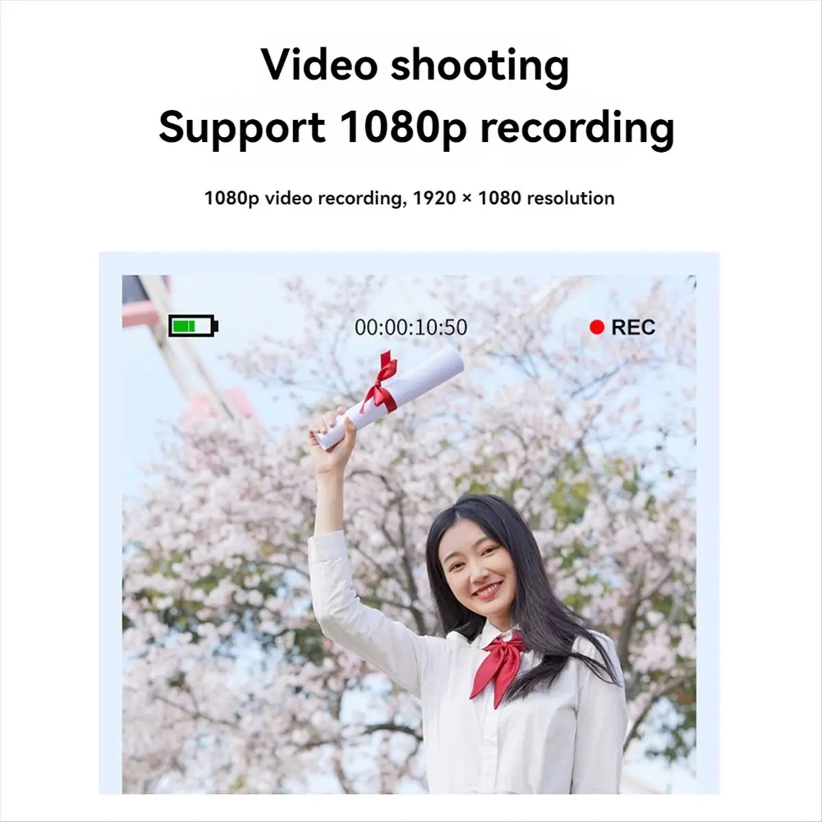 HD 1080P 96MP Digital Camera for Children - 16X Zoom, 2.4 Inch IPS Screen, Ideal for Beginner Photography Gray