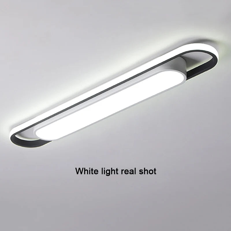 Aisle LED Ceiling Light Rectangular Home Ceiling Chandelier Bedroom Kitchen Decor Lamp Modern Indoor Lighting Living Dining Room