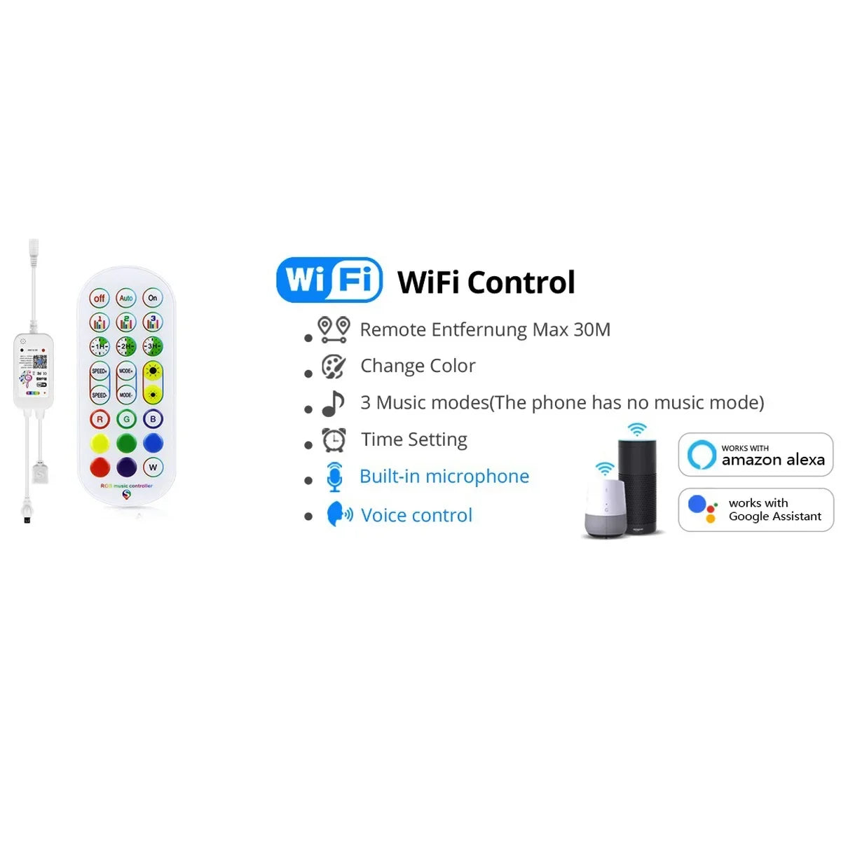 12V Smart Wifi APP Control LED Light RGB Neon Strip Night Light with PIR Motion Sensor Dimmable Silicone Tape Voice Assistant
