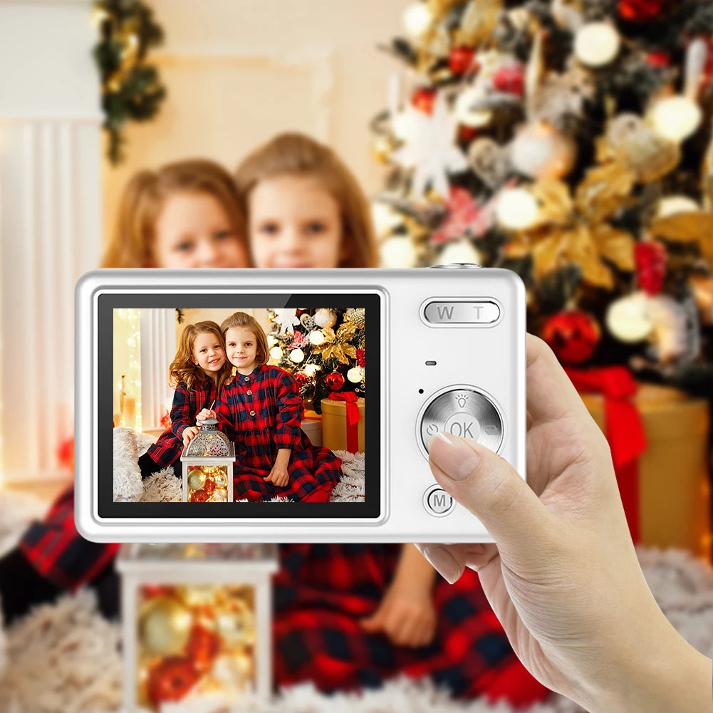 4K HD 1080P Digital Camera Anti-Shake Autofocus Vlogging Camera 2.4 Inch IPS Screen Photography Camera for Kids Adults Beginners