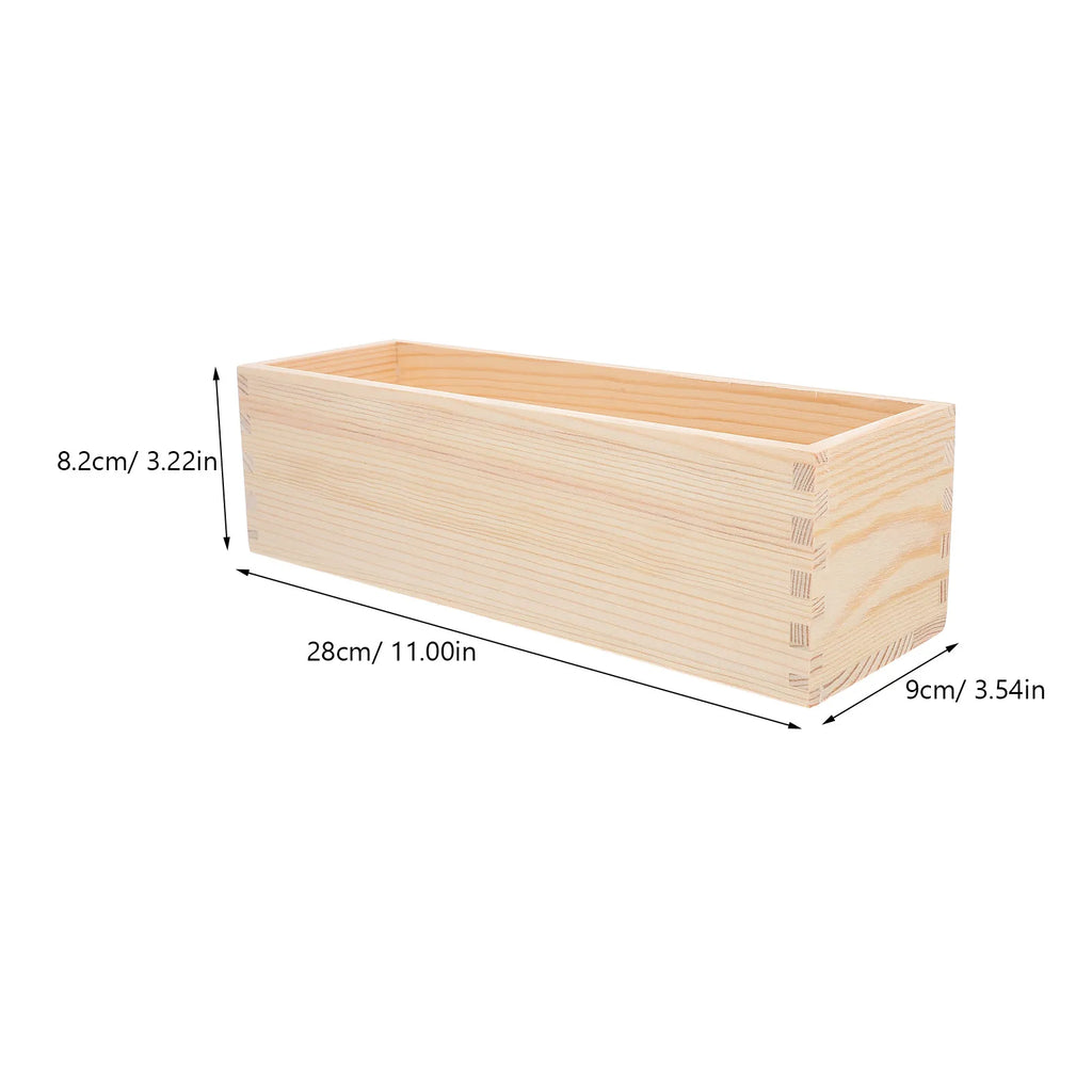 Wooden Drawer Organizer Storage Box Multi-Purpose Kitchen Utensils Jewelry Organizer Storage Case Holder Wooden Box