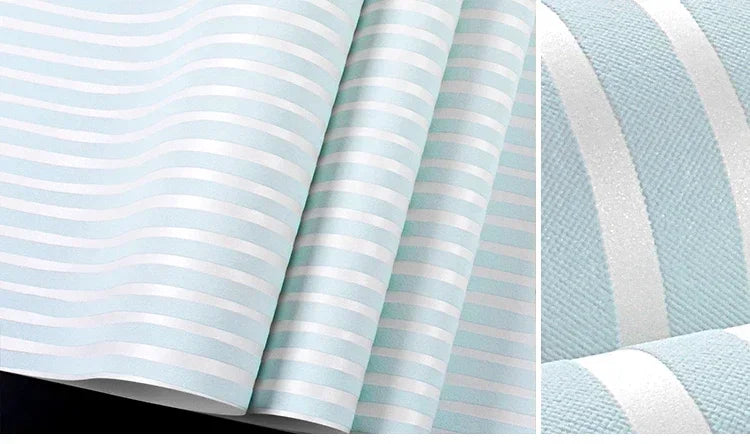 Modern Vertical Stripe Wallpaper Pink Blue Striped Living Room Decor TV Wallpapers 3d Elegant Home Decoration Wall Papers