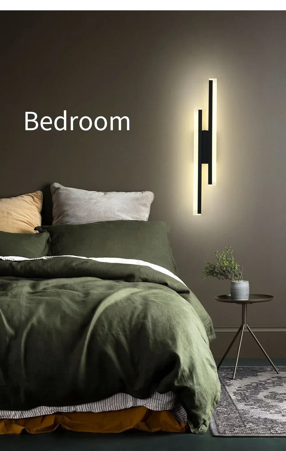 Modern LED Wall Light for Living Room Stairs Bedroom Corridor Wall Sconces Lamp Home Interior Decoration Lighting Fixture