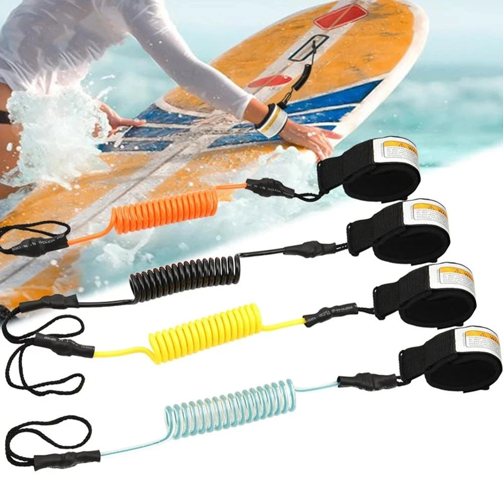 Surfing Safety Handlines TPU Stand up Paddle Surfing Ropes Boat Safety Paddles Surf Accessories for Water Sports