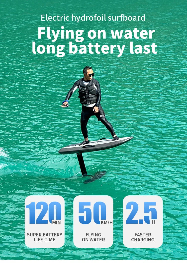 Electric Hydrofoil Surfboard Long Range Kite Surfing Power Surfboard Water Sports