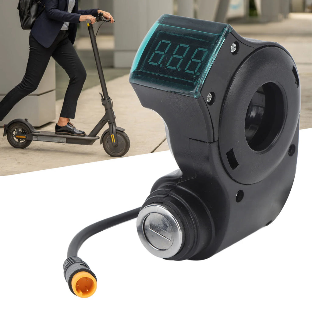 Scooter Digital Display  Lock Secure and  ABS Electric Scooter Key  Lock with 2 Keys for Maintenance
