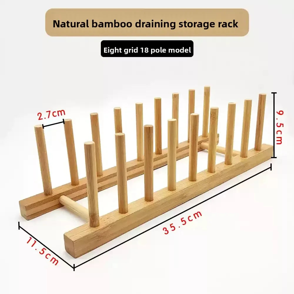Multifunctional Cup Plate Organizer with Cutting Board Holder, Space Saving Eco-Friendly Kitchen Storage for Home & Supermarket