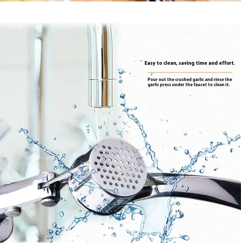 Kitchen Stainless Steel Garlic Smasher Squeezer Manual Press Grinding Tool Kitchen Accessories Kitchen Accessories Tools