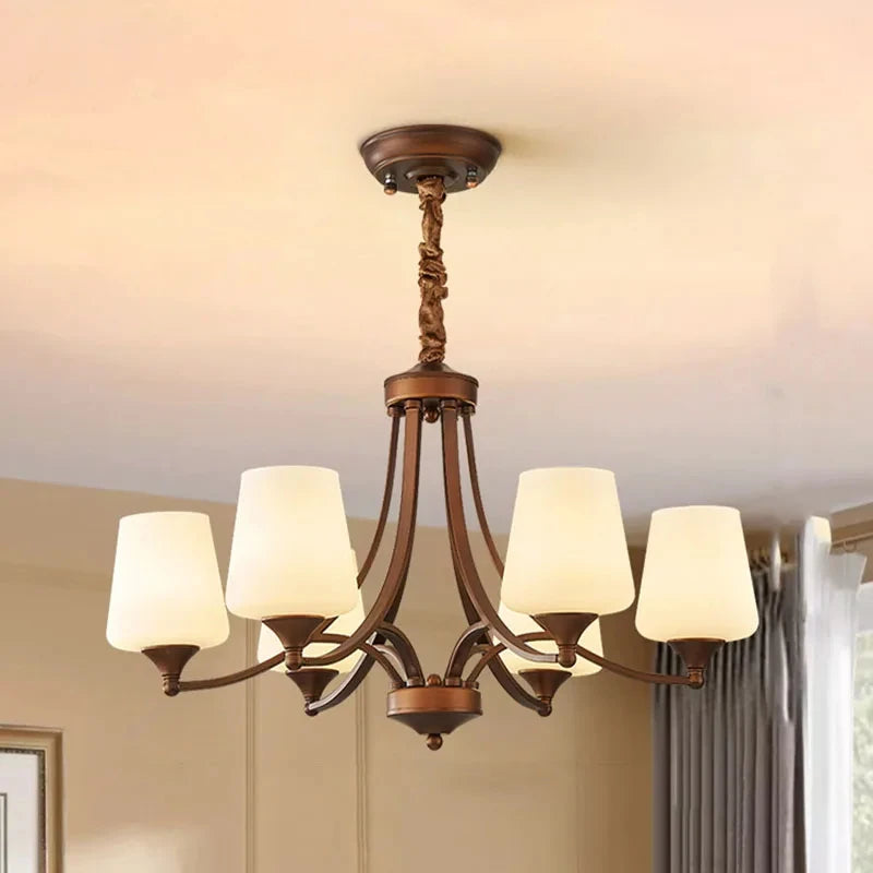 Antique chandeliers retro mid century modern lighting living room LED dining room hanging light indoor home decoration lighting